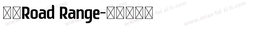 章草Road Range字体转换
